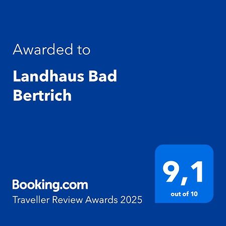 Landhaus Бад-Бертрих Экстерьер фото